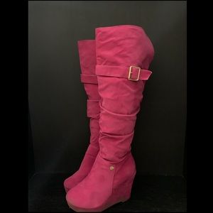 Hot Pink Boots